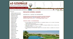 Desktop Screenshot of golfbaelle-billig.de